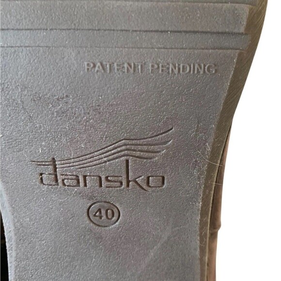 Dansko Hartley Zip Ankle Boot EUR 40 Womens Size 9-9.5 Chocolate Nubuck Leather - Picture 6 of 10